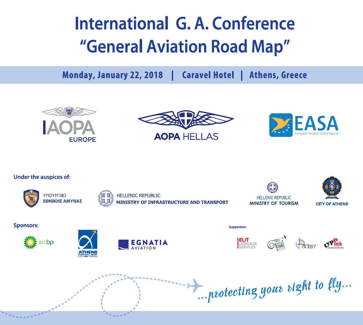International Conference for General Aviation Athens 22 January 2018